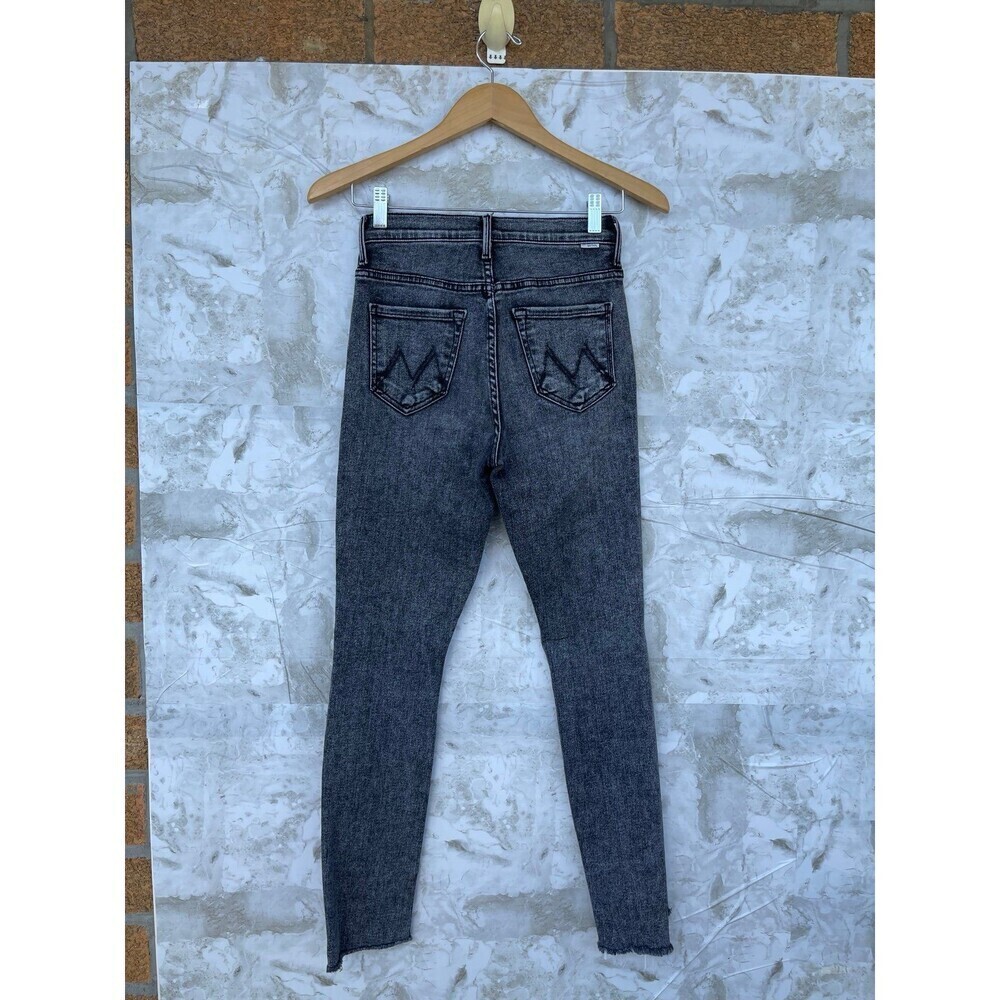 Mother - Stunner Zip Ankle Step Fray Skinny Jeans in Train Stops size 25 - Picture 6 of 12